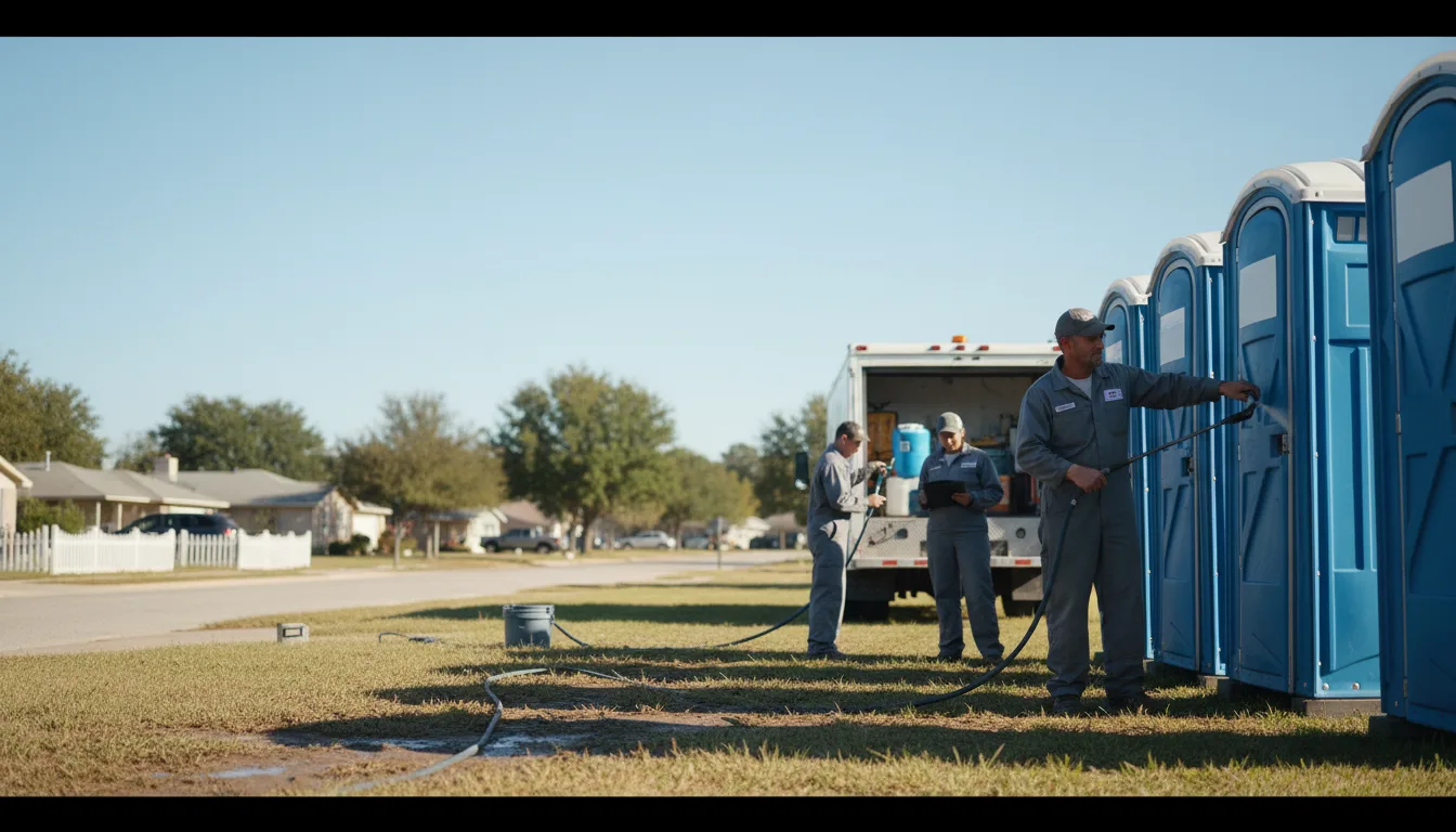 Long-Term Portable Toilet Rental in Nederland, TX near me